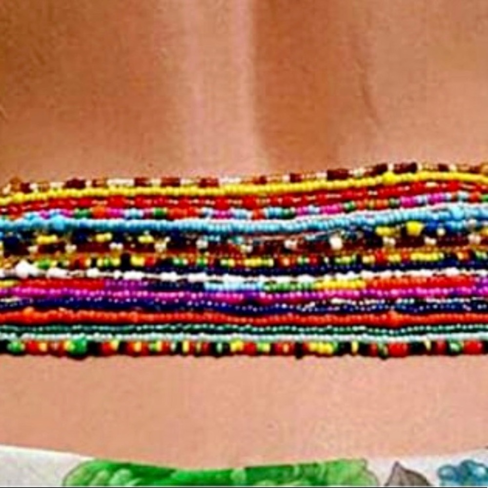 Set of seven Waist beads